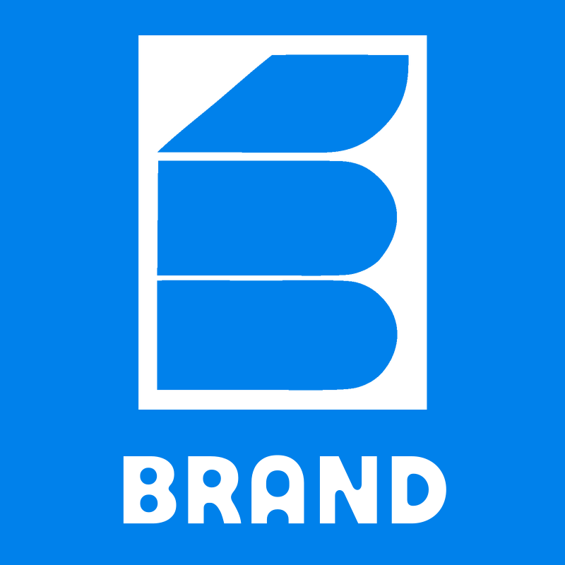 Brutalist Rounded Bar Fuselage Letter Badge preview