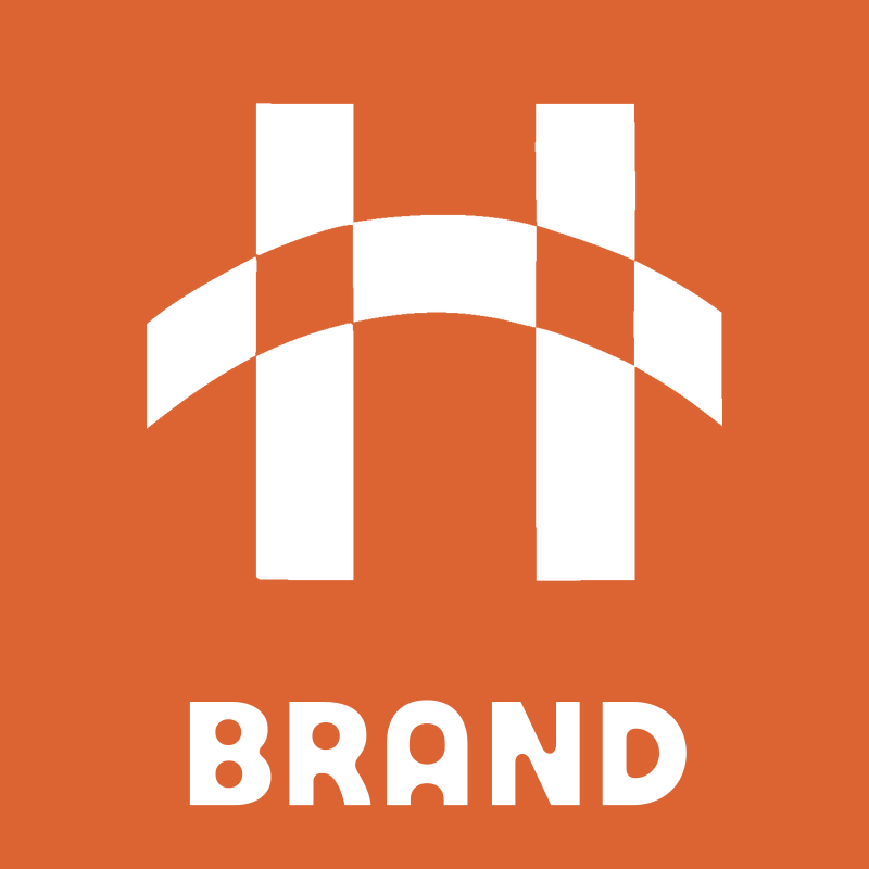 Brutalist Checkered Flag Arch Gateway Crest preview