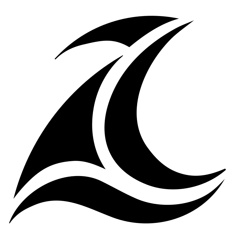 Sweeping Crescent Sail Wind Crest