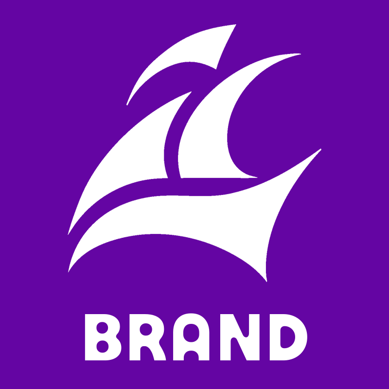 Hand-Drawn Bold Billowing Tall Ship Badge preview