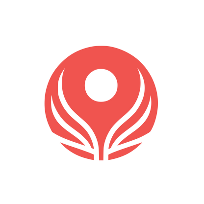 Winged Halo Logo #F0544F
