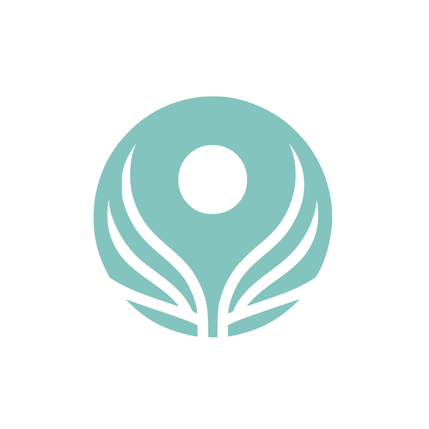 Winged Halo Logo #83C5BE
