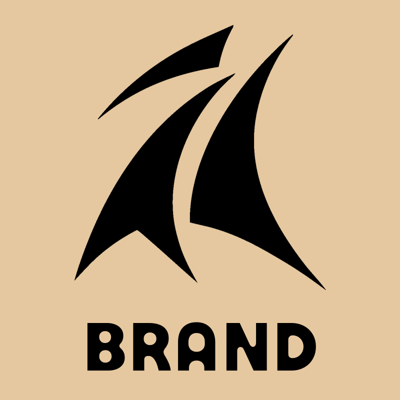 Sketch Style Layered Sail Schooner Emblem preview