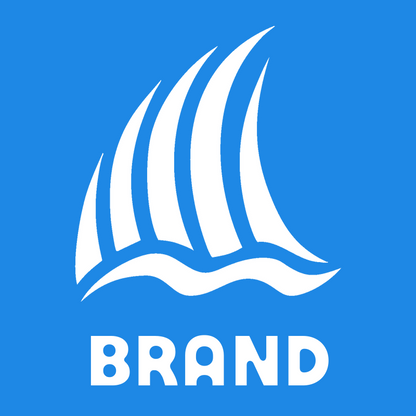 Hand-Drawn Striped Tall Ship Sailing Logo preview