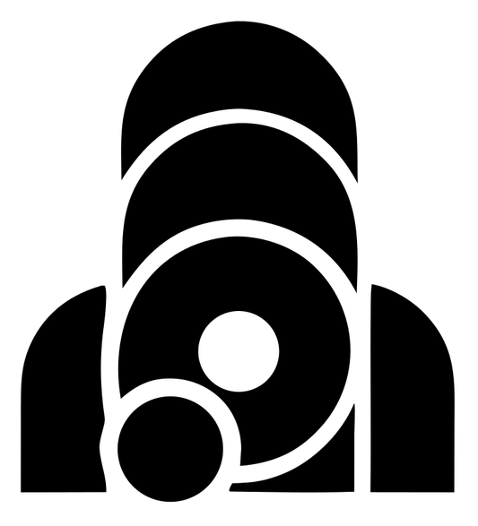 Stacked Rings Rocket Booster Icon
