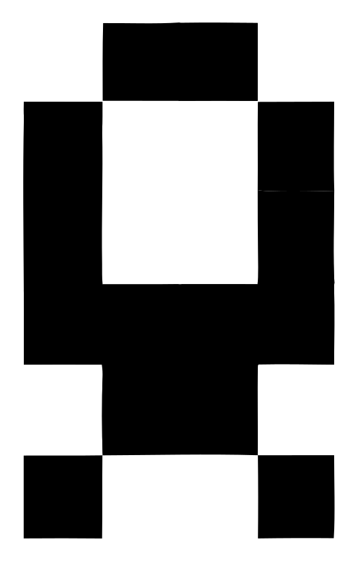 Pixel Art Retro Robot Train Icon