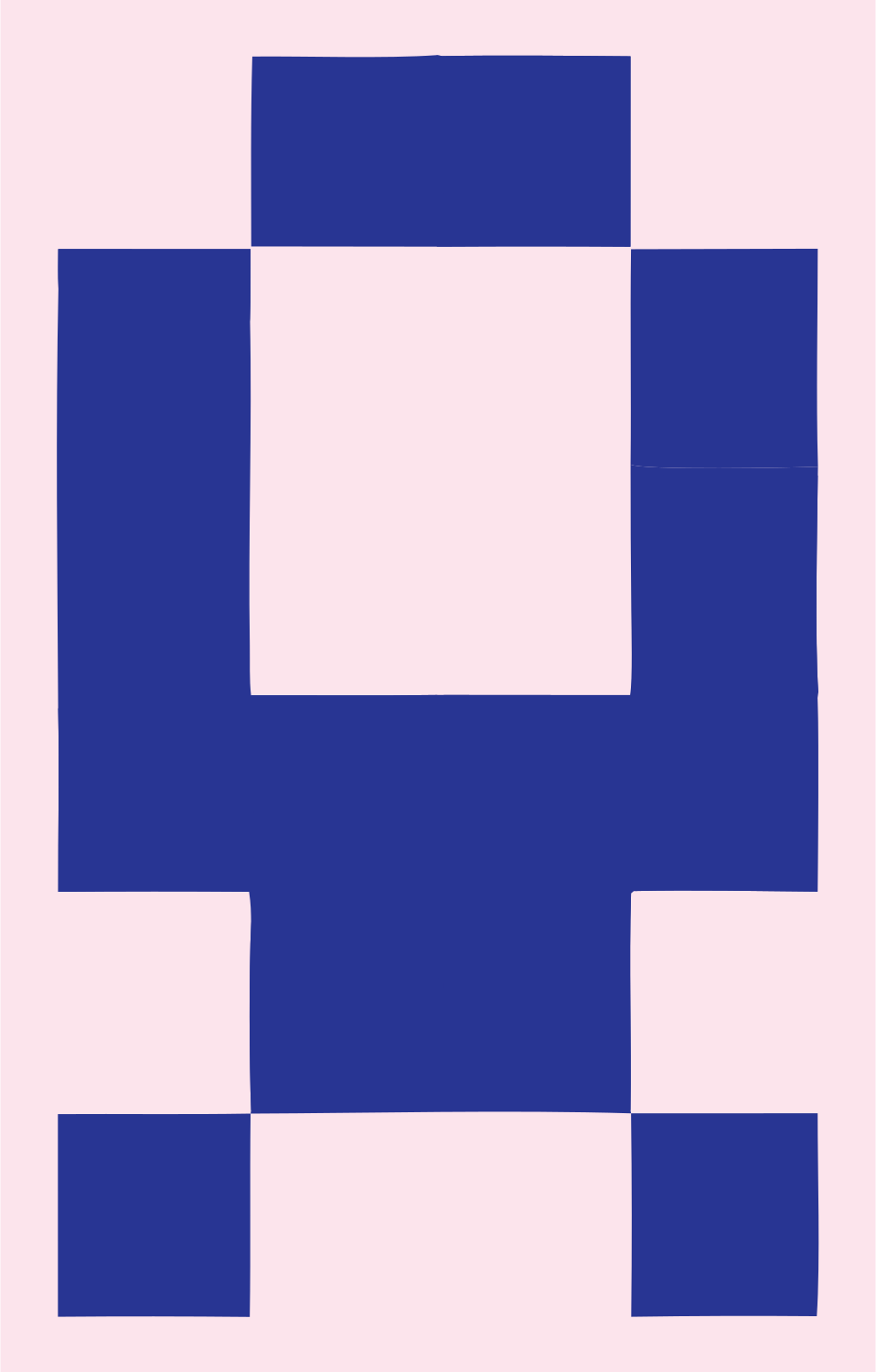 Pixel Art Retro Robot Train Icon #fce4ec/#283593
