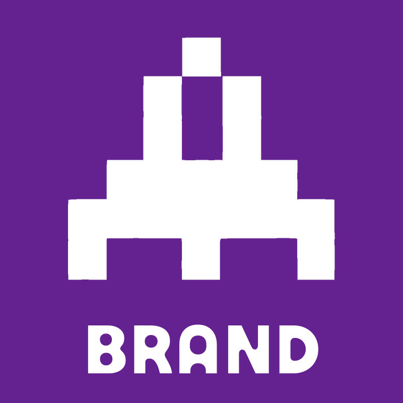 8-Bit Pixel Blocky Locomotive Front Crest preview