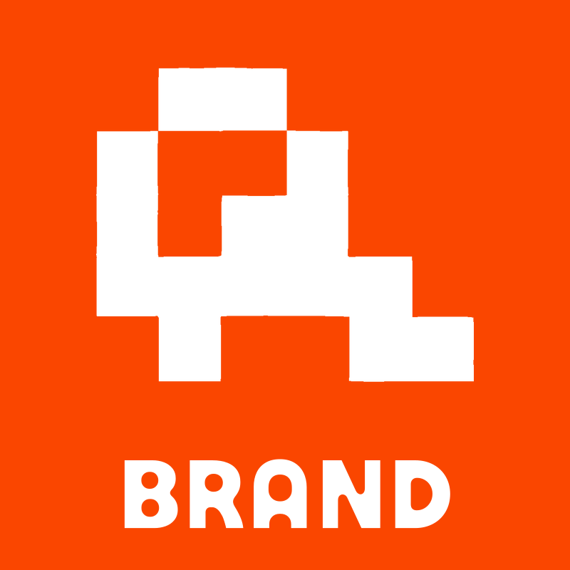 Pixel Block Top-Down Train Engine Logo preview