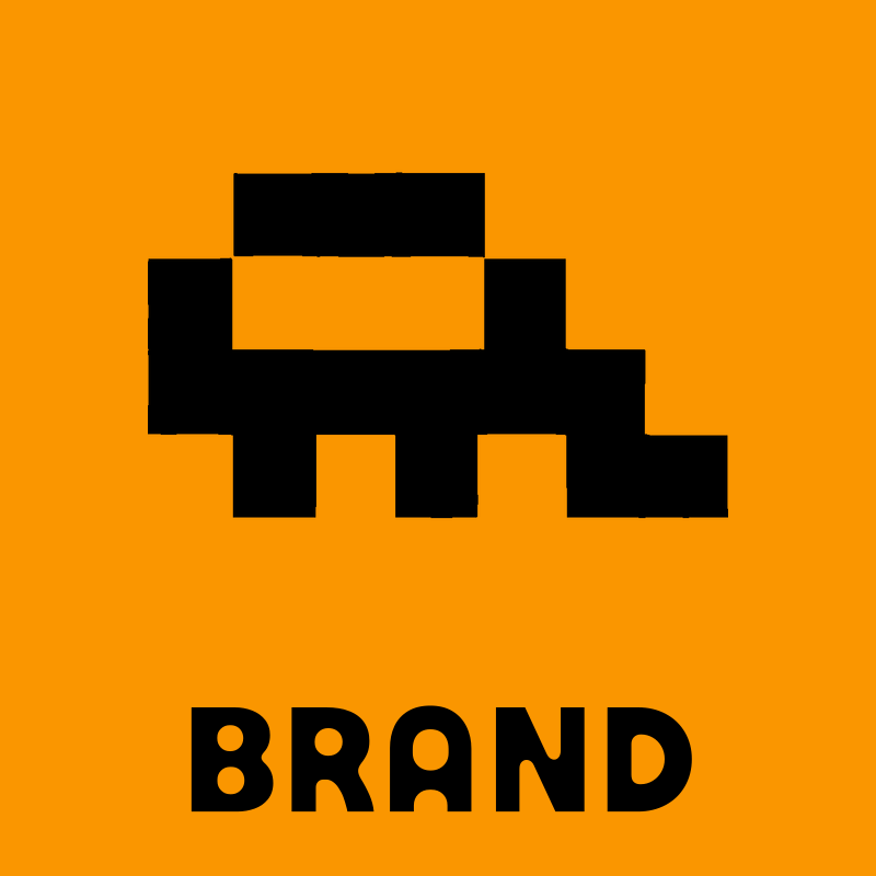 Retro 8-Bit Chunky Train Side Crest preview