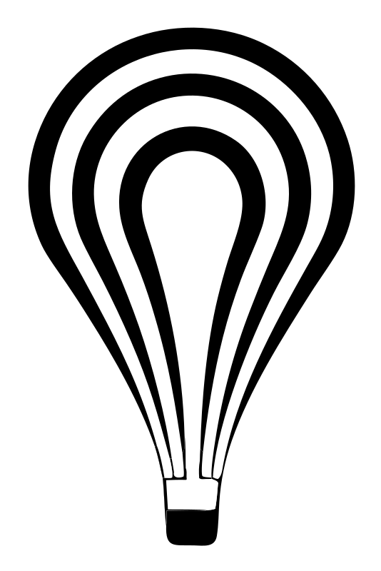 Swiss Style Concentric Stripe Balloon Mark