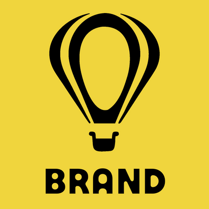 Bold Paneled Hot Air Balloon Flight Icon preview
