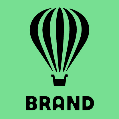 Flat Panel Striped Balloon Basket Icon preview