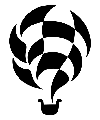 Swiss Checkered Swirl Balloon Ascent Mark