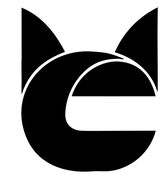 Letter C Cat Ears Logo