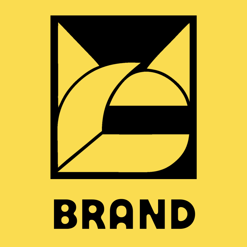 Abstract Geometric Cat Shield Emblem preview