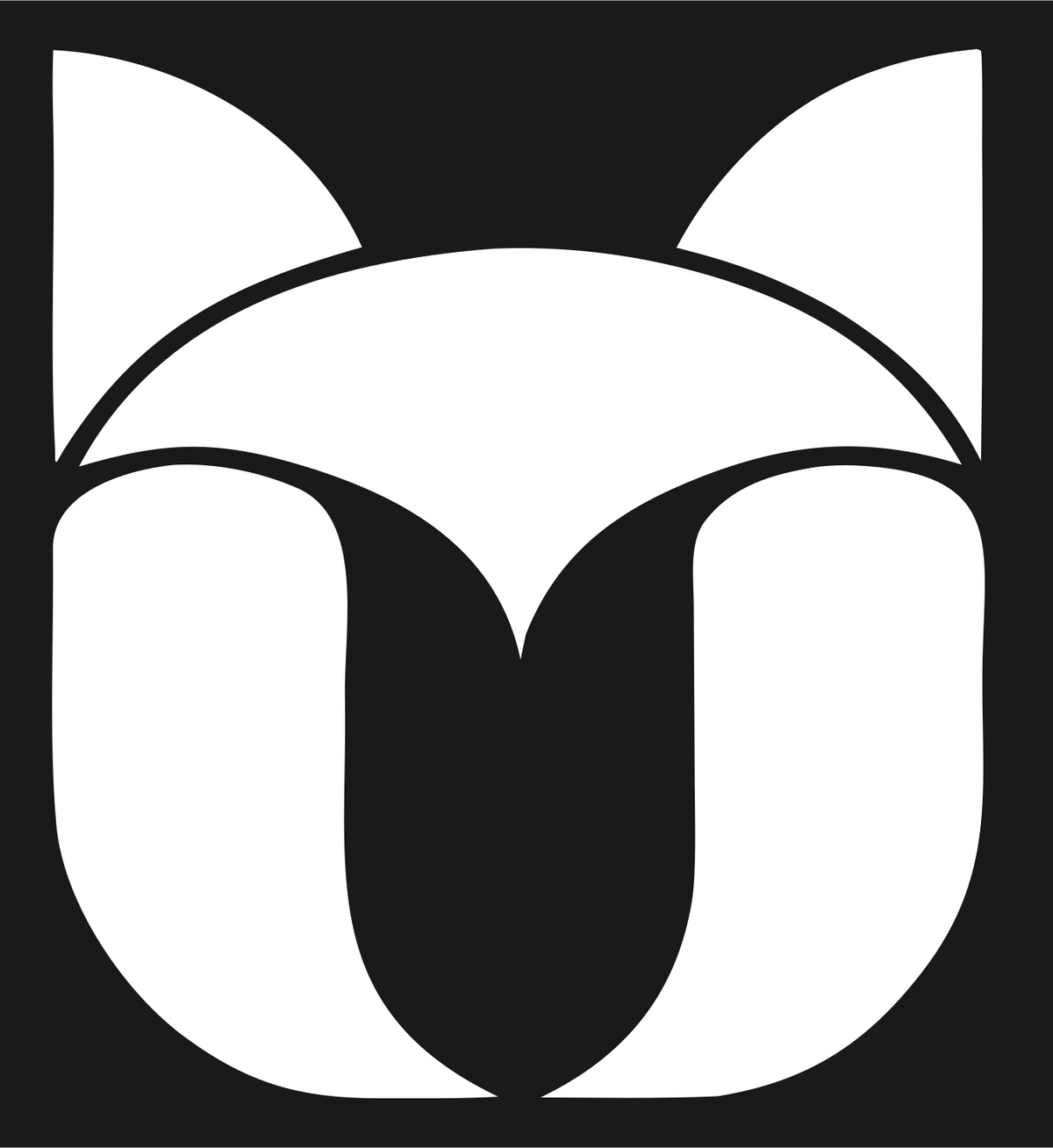Cat Tulip Bold Mark #1a1a1a/#ffffff