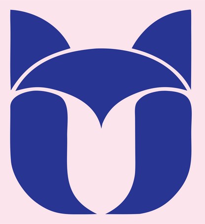 Cat Tulip Bold Mark #fce4ec/#283593