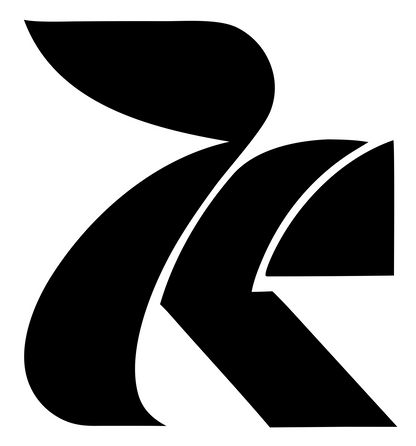 Leaping Cat Logo Mark #ffffff/#000000