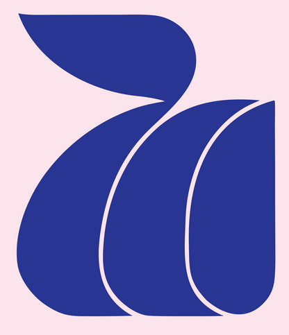 Cat Tail Bold Crest #fce4ec/#283593