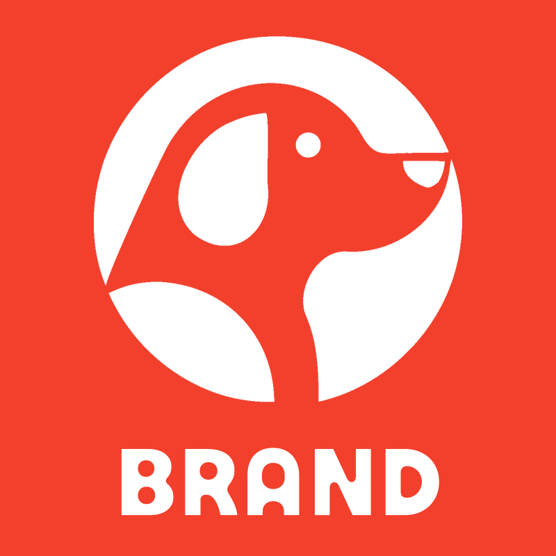 Negative Space Hound Circle Badge preview