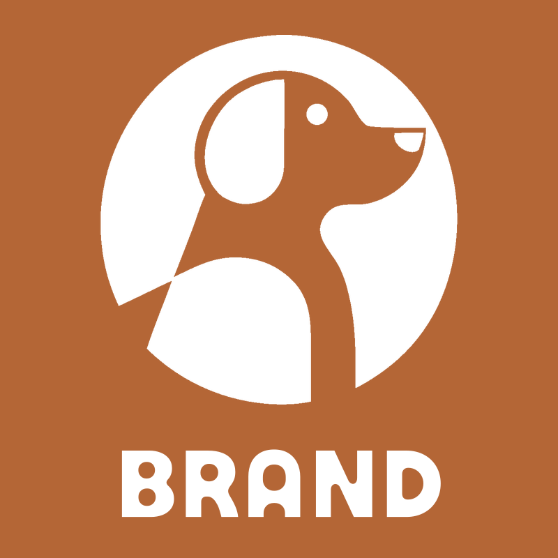 Negative Space Beagle Profile Circle Badge preview