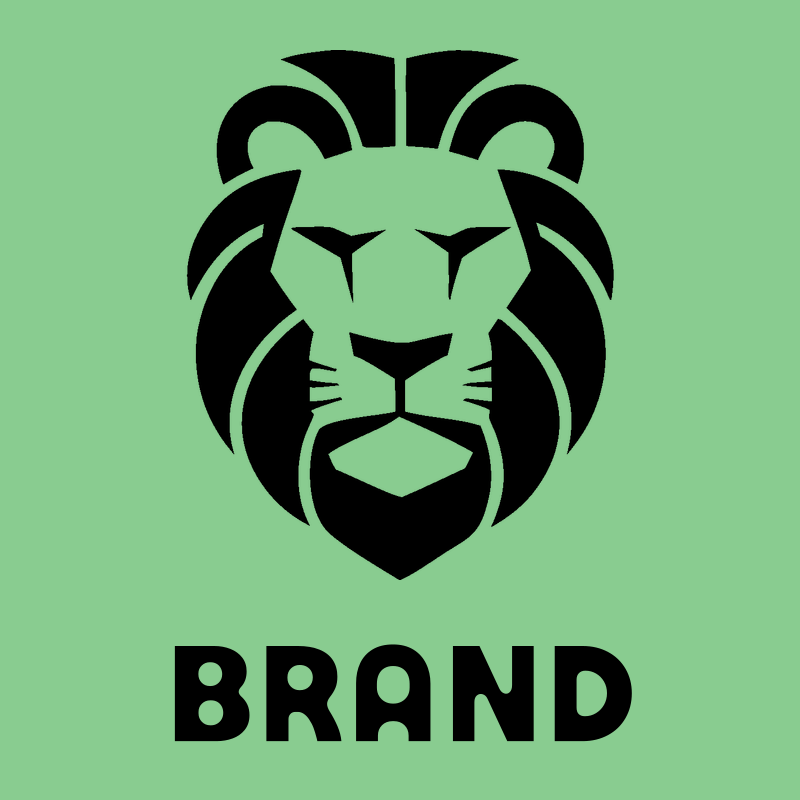 Brutalist Flat Mane Frontal Lion Crest preview