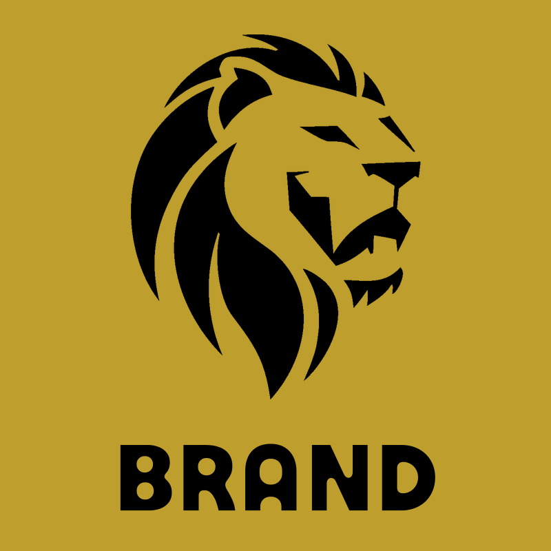 Brutalist Side Profile Roaring Lion Mark preview