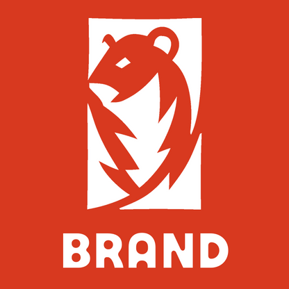 Hand-Drawn Prowling Bear Rectangle Mark preview