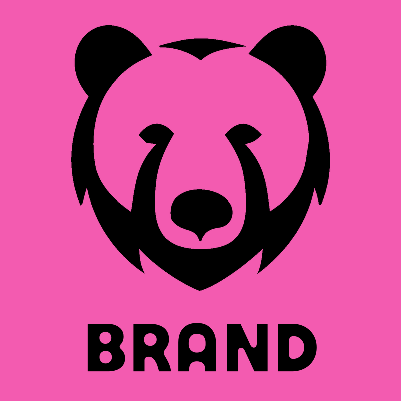 Bold Brushstroke Grizzly Face Mark preview