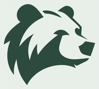 Grizzly Bear Profile Mark #e8efe9/#2d4a3e