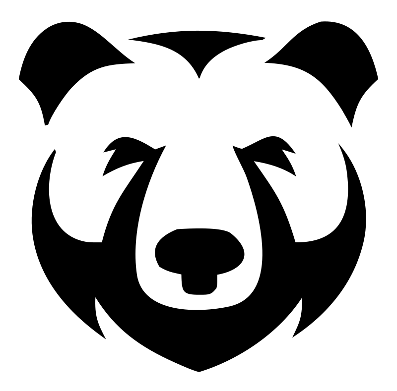Grizzly Bear Face Mark