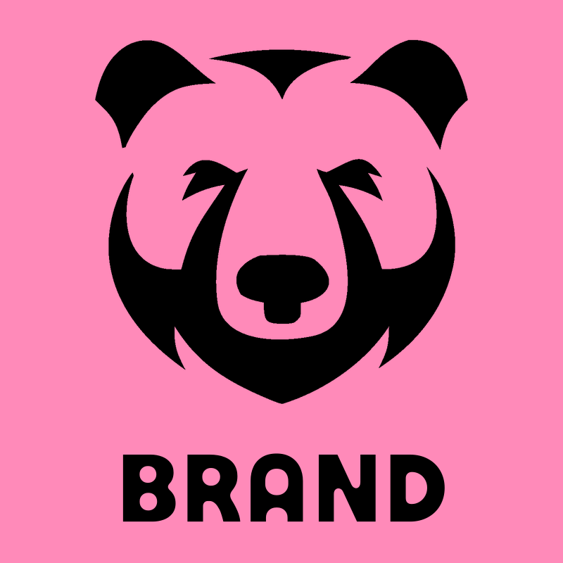 Bold Ink Grizzly Face Front Mark preview