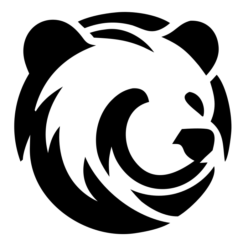 Grizzly Bear Head Logo