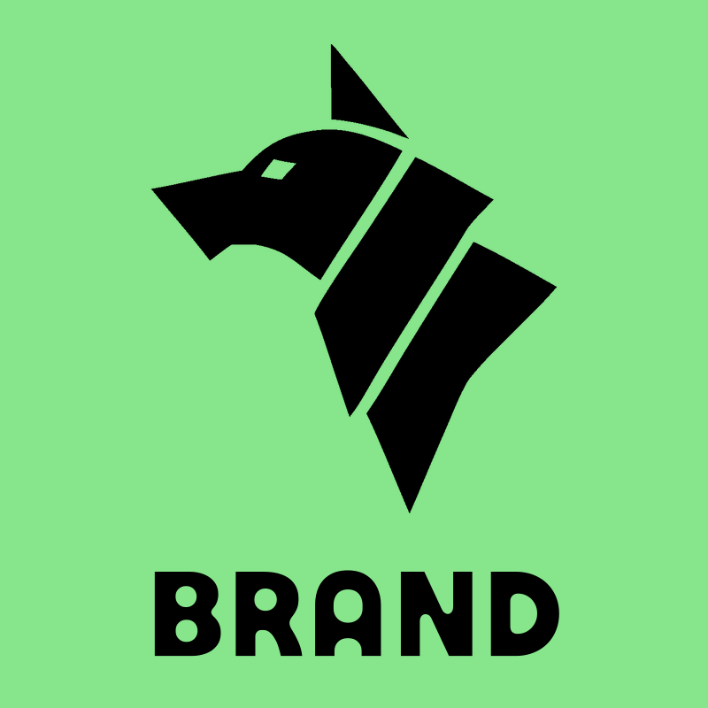 Sliced Layered Wolf Head Side Mark preview