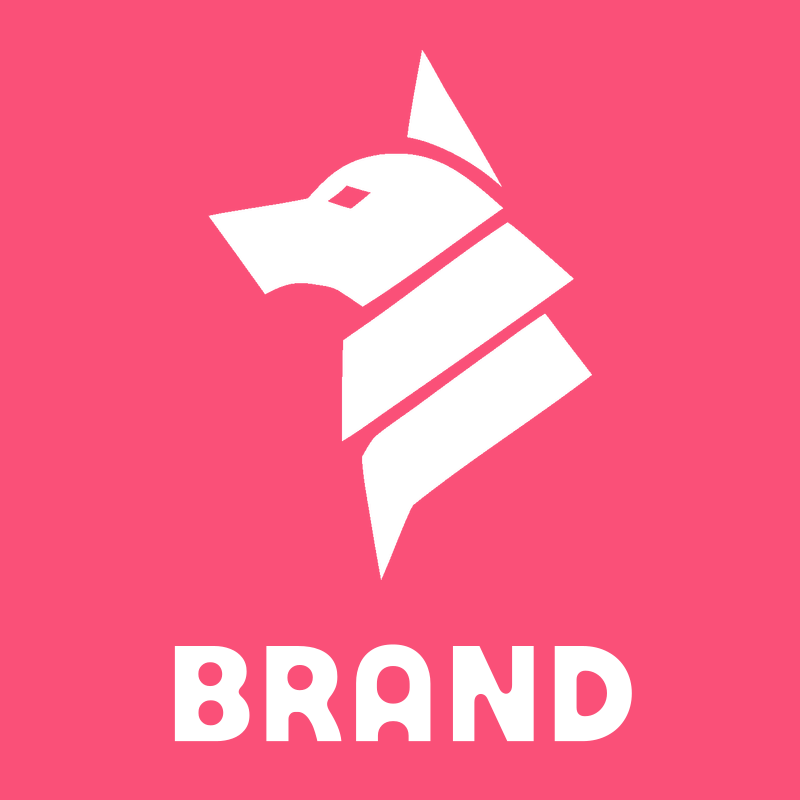Sliced Overlap Side-Profile Wolf Head Mark preview