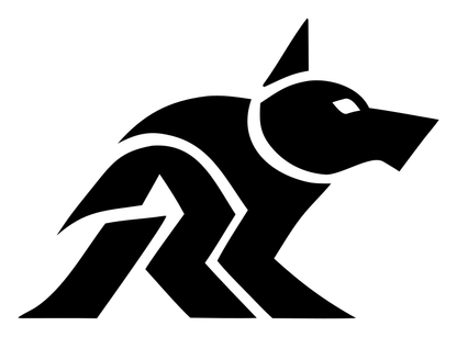 Layered Overlap Stalking Wolf Predator Mark