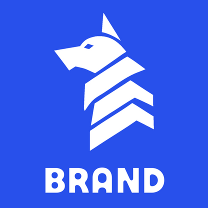 Layered Chevron Wolf Head Rank Mark preview