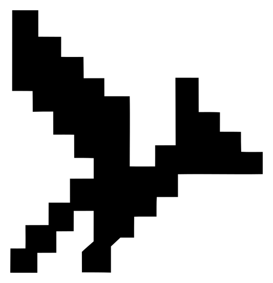 Pixel Art Leaping Fox Mark