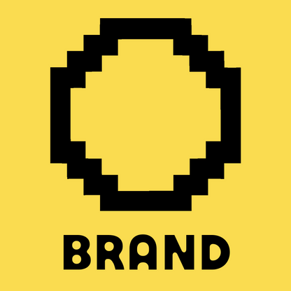 Pixel Art Circle Ring Fox Badge preview