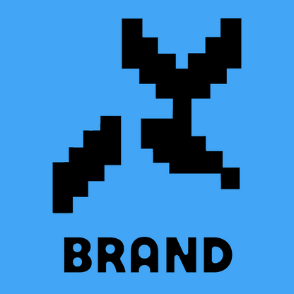 Pixel Art Jumping Fox Silhouette Mark preview