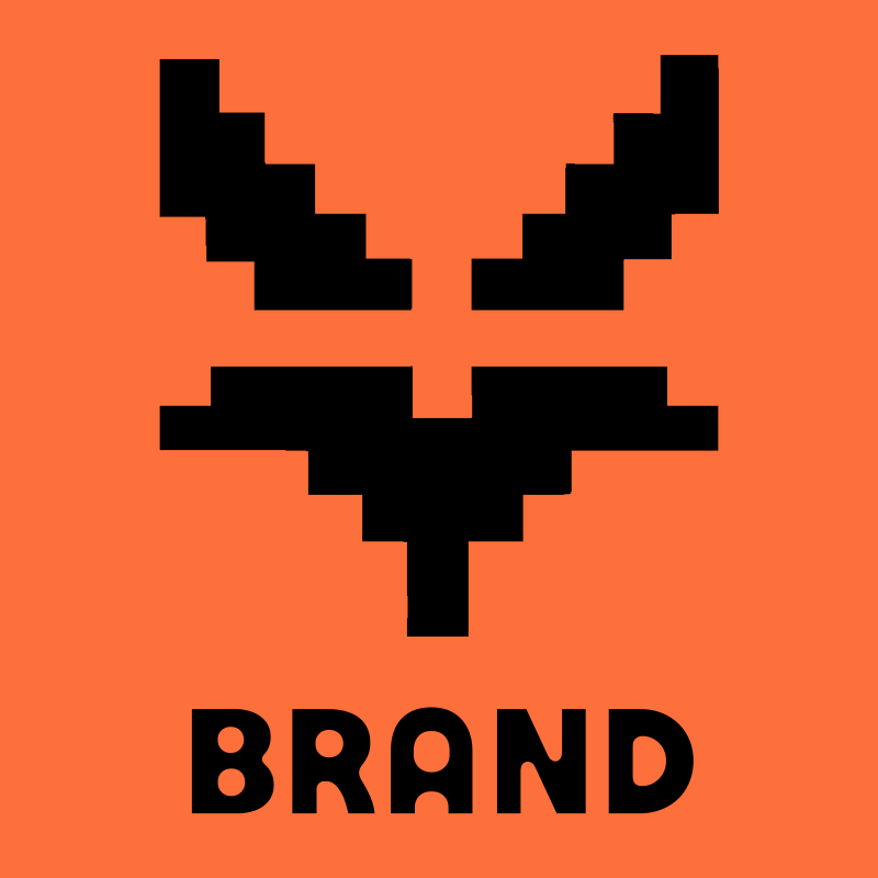 8-Bit Pixel Fox Face Mask Mark preview
