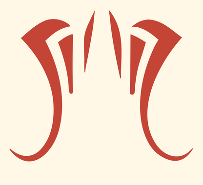 Curling Wings Butterfly Icon #fff8e7/#c44536