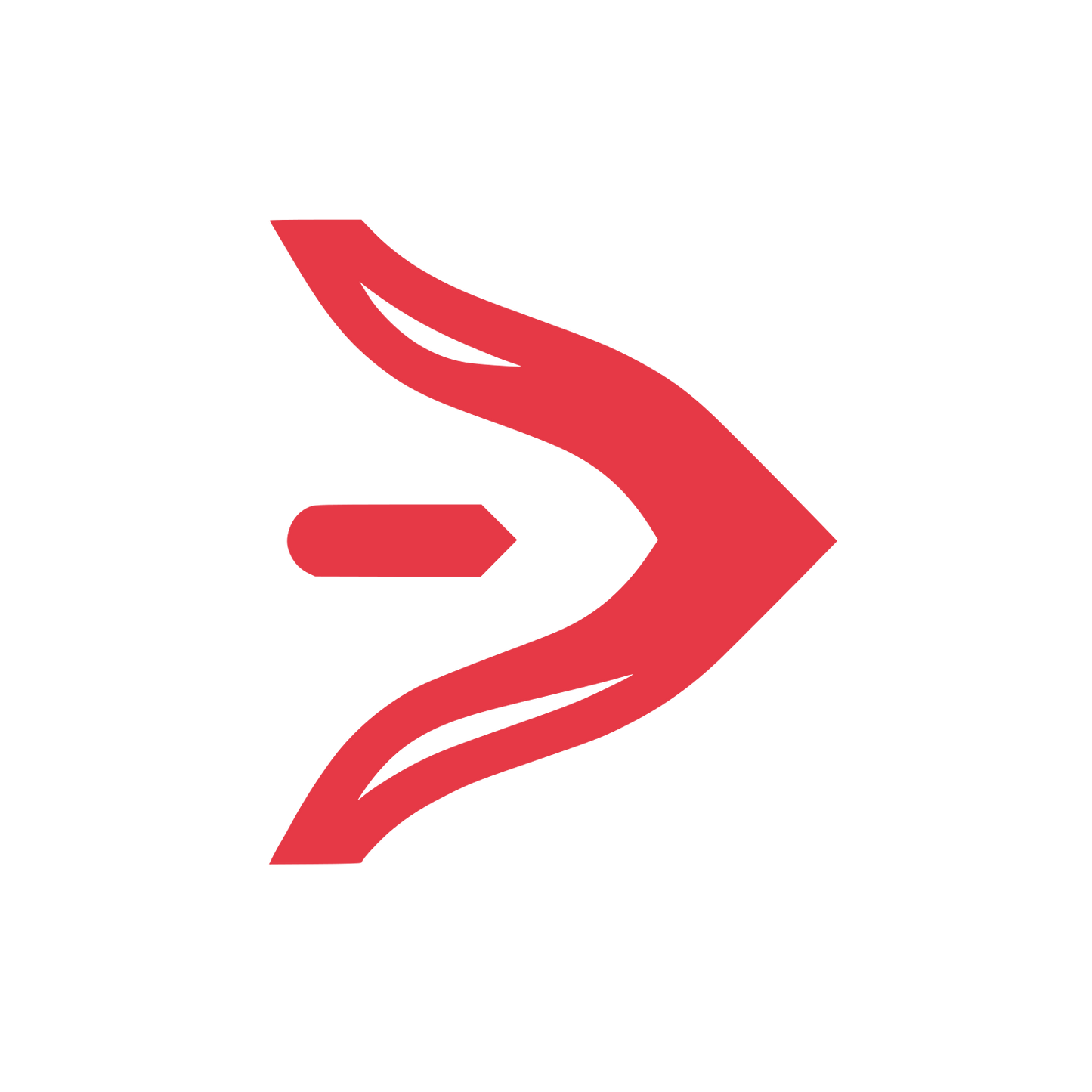 Arrow Logo #E63946
