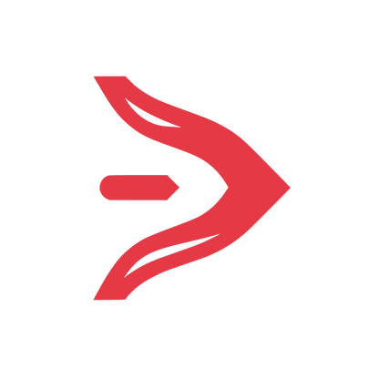 Arrow Logo #E63946