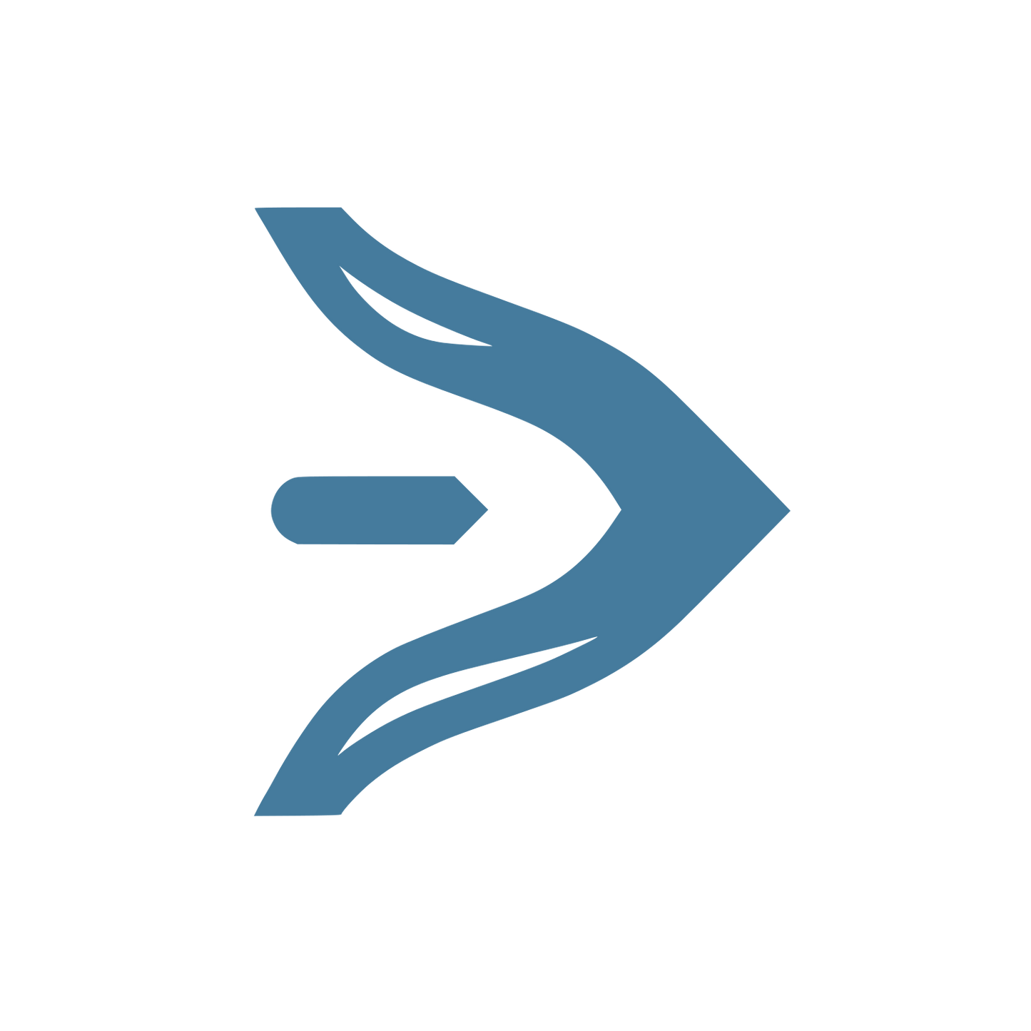 Arrow Logo #457B9D