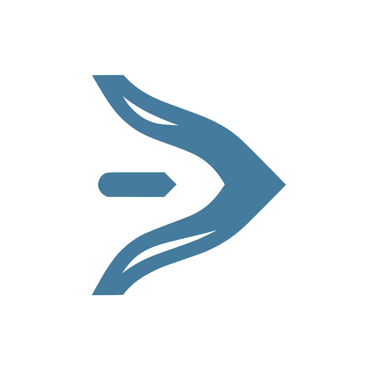 Arrow Logo #457B9D