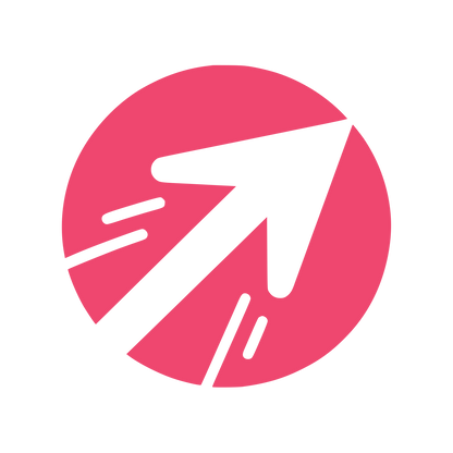 Abstract Cursor Logo #EF476F
