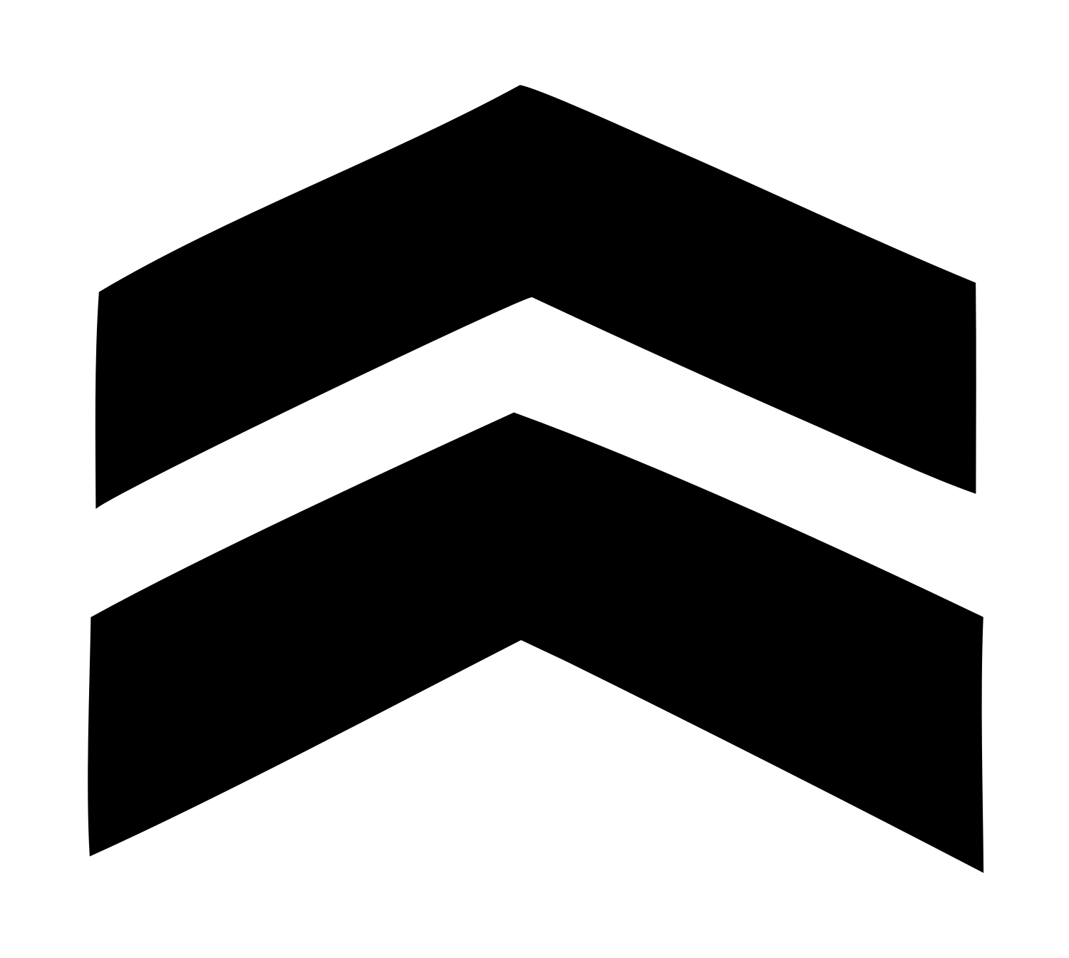Angular Tribal Butterfly Emblem #ffffff/#000000