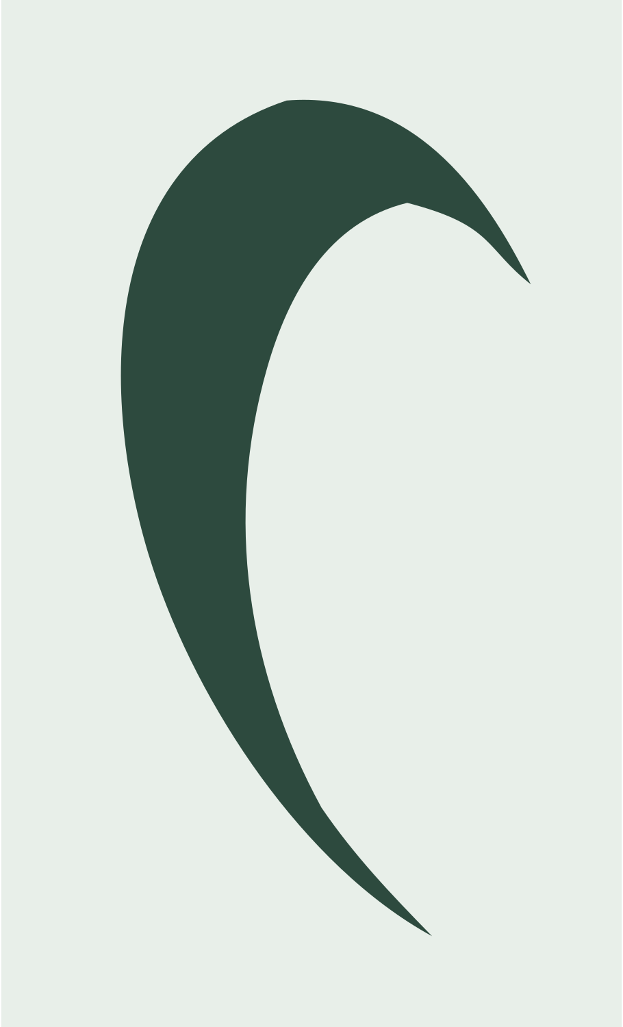 Flame Wing Butterfly Crest #e8efe9/#2d4a3e